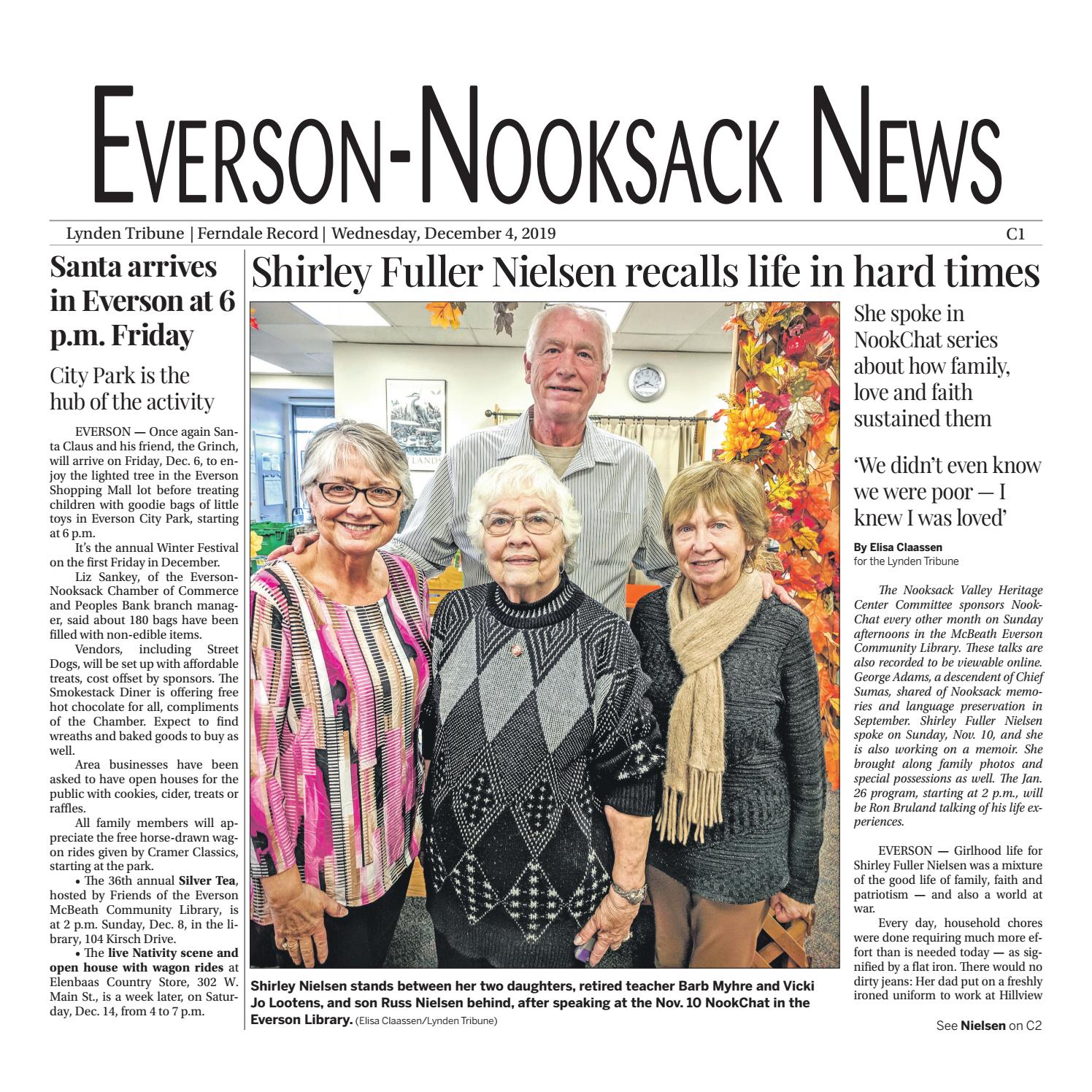 EversonNooksack News December 2019 by Lynden Tribune Issuu