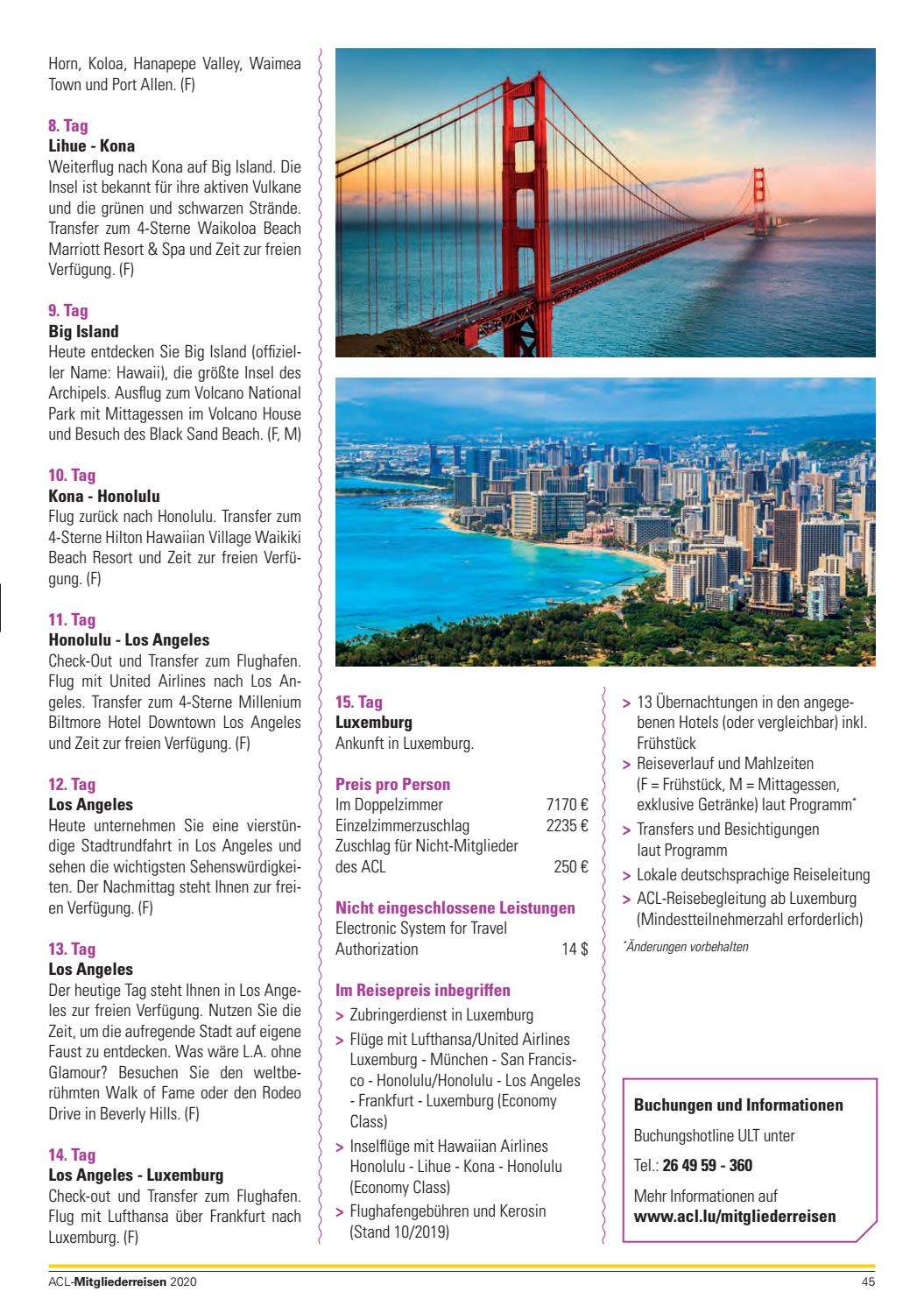 ACL Mitgliederreisen Katalog 2020 by ACL Issuu