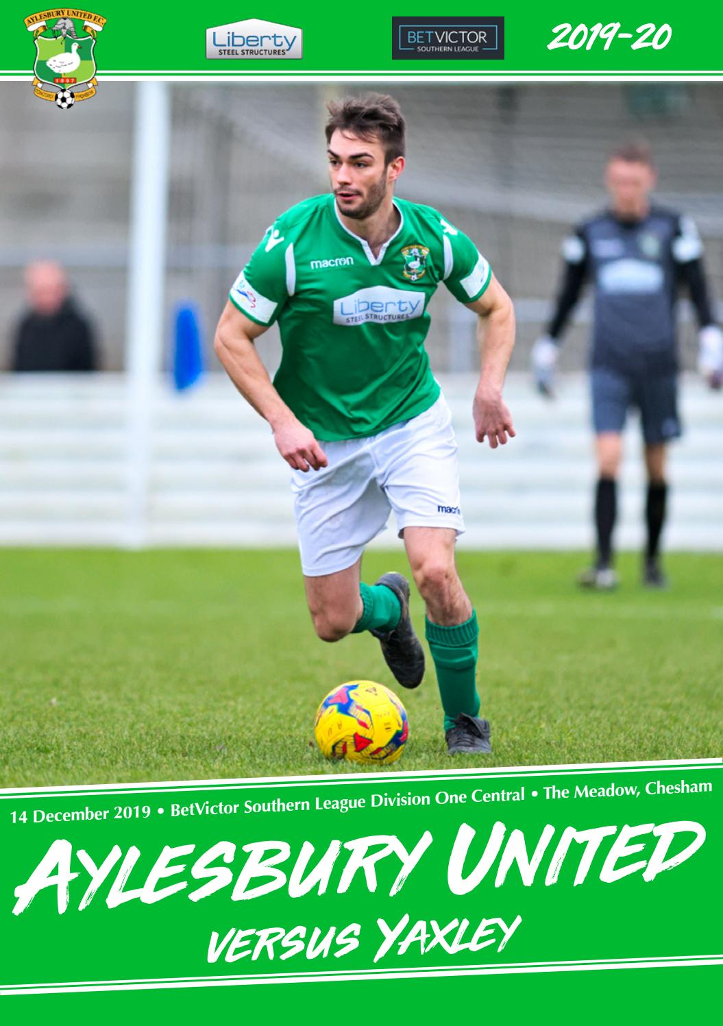 Aylesbury United versus Yaxley by Aylesbury United Issuu