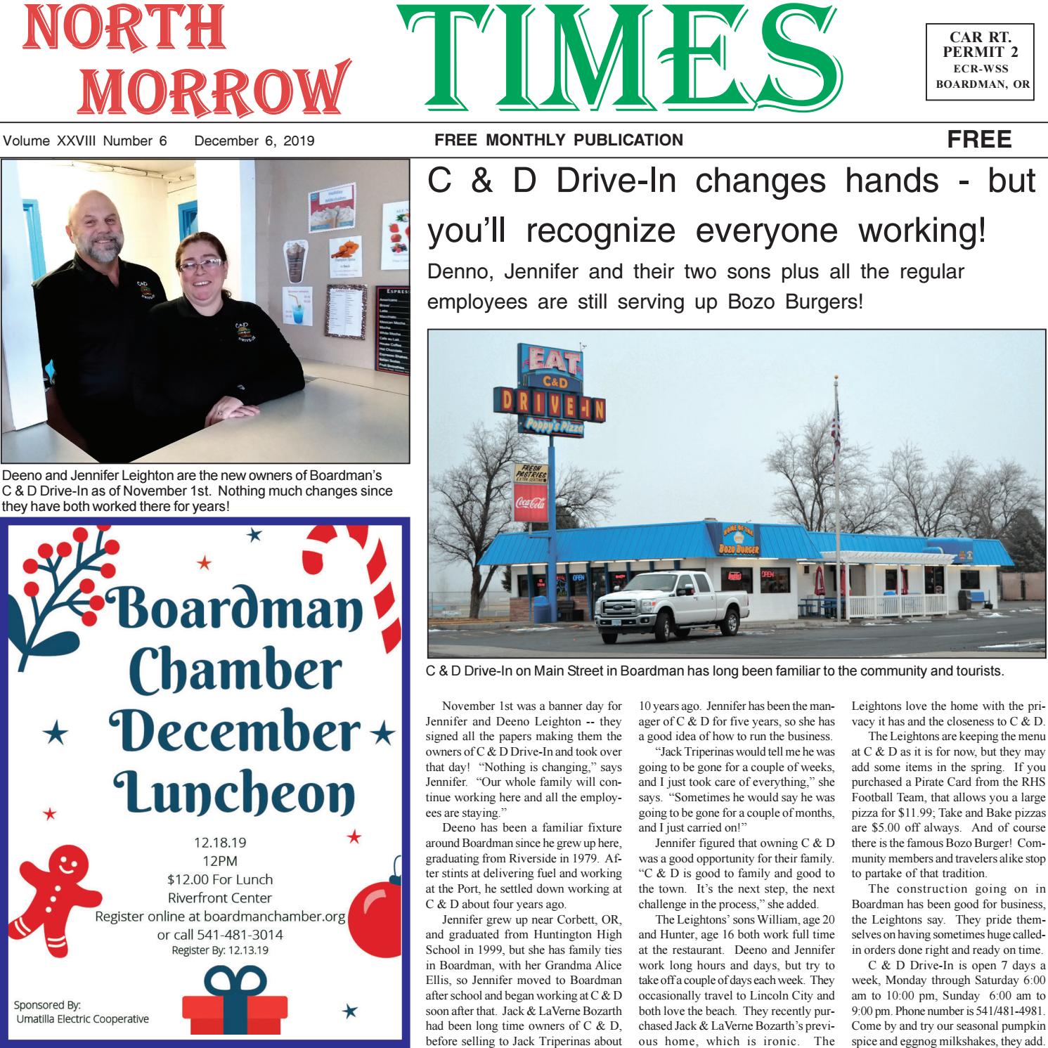 North Morrow Times December 2019 Edition By North Morrow Times Issuu