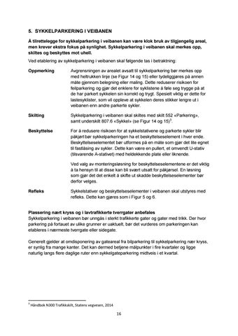 SYKKELPARKERING I DET OFFENTLIGE ROM 第 16 页