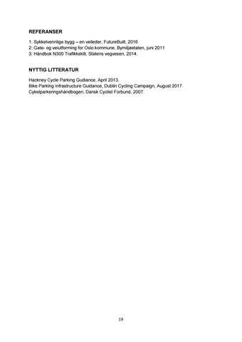 SYKKELPARKERING I DET OFFENTLIGE ROM 第 19 页