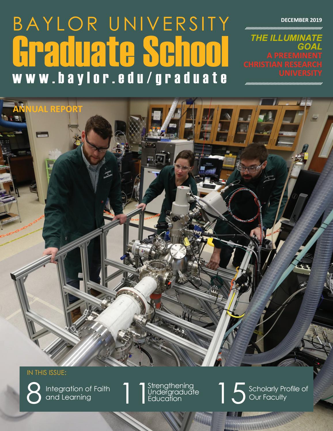 Baylor University Graduate School Annual Report (2019) by Baylor