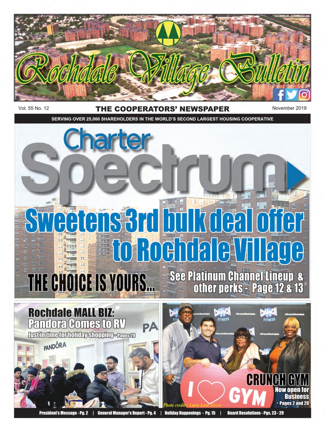 Rochdale Village Bulletin Newspaper November 2019 Edition by Rochdale