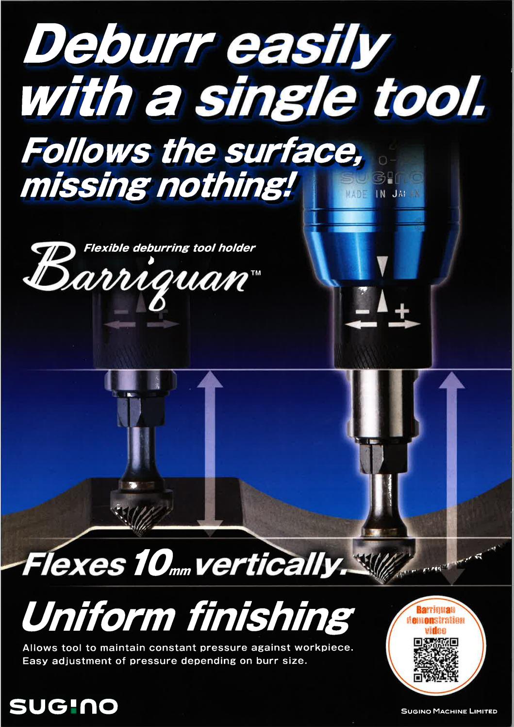 Barriquan Deburring Toolholders by SuginoCorp Issuu