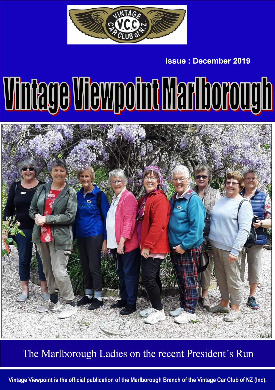 Marlborough VCC December 2019 by Vintage Car Club of New Zealand Issuu