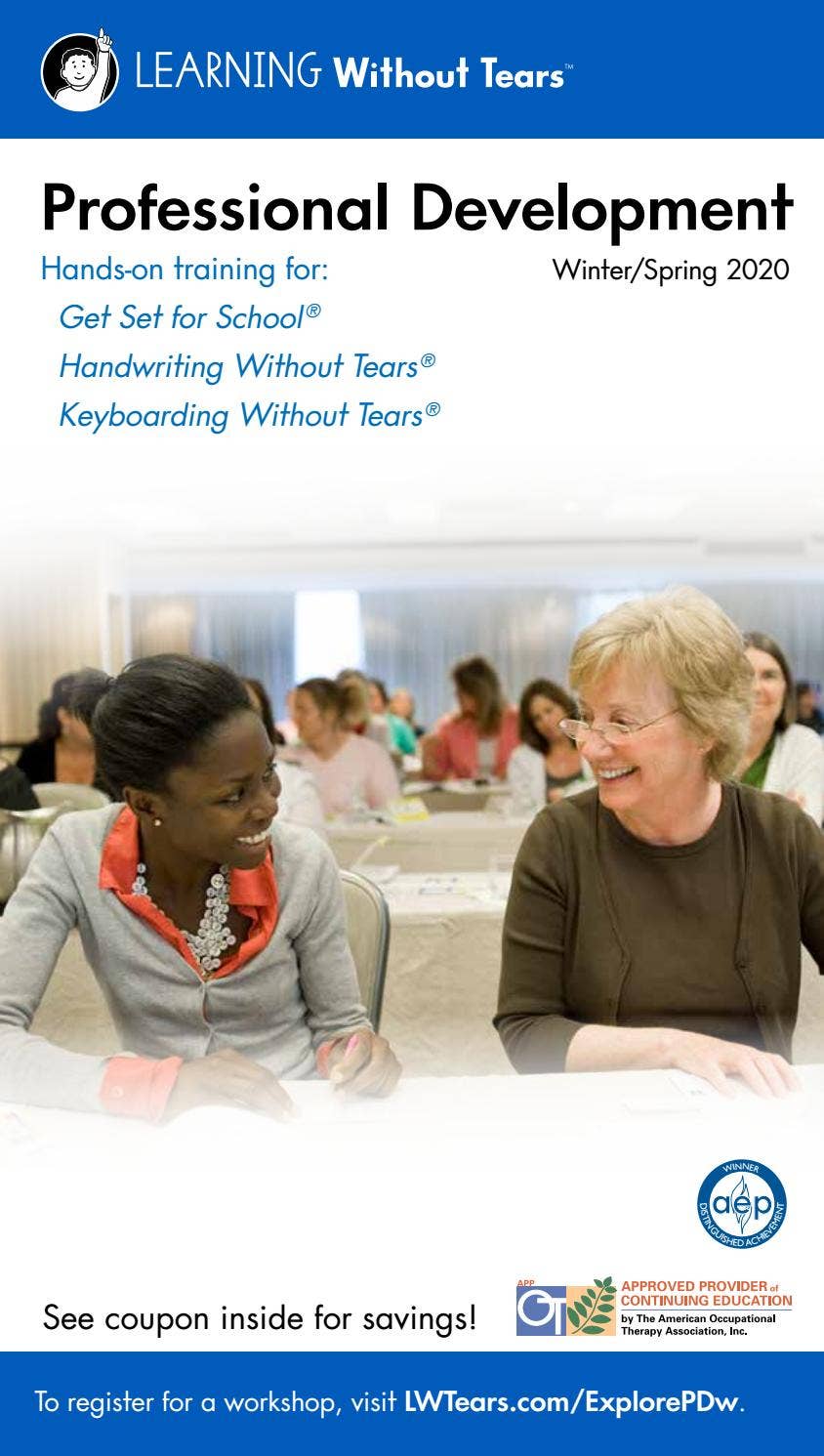Professional Development | Fall 2019 by Learning Without Tears - Issuu