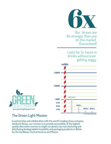 Green 灯饰 Paper 2020 目录 - 100% Marine Degradable Paper Straws 第 3 页