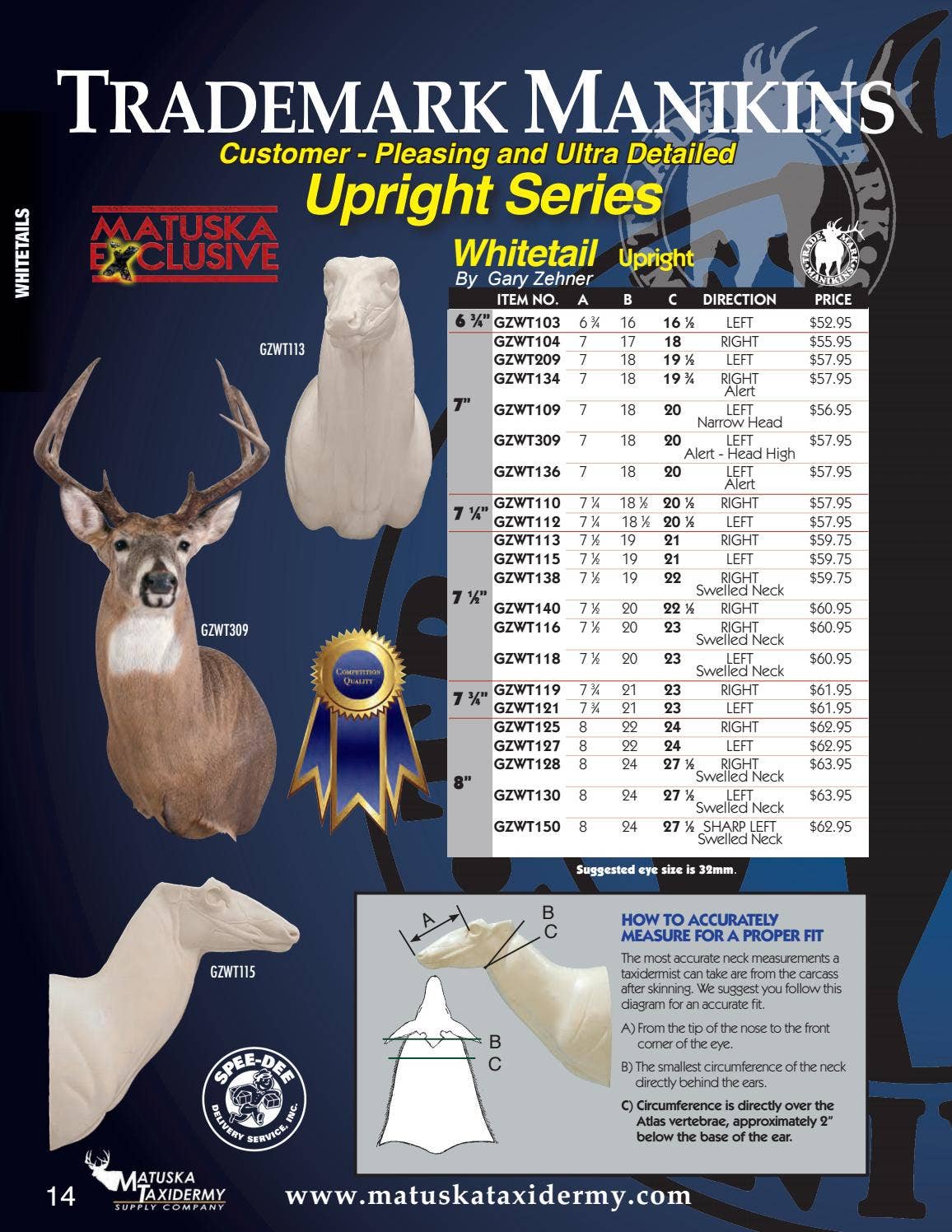 2020 Catalog Matuska Taxidermy Supply Co. by Matuska Taxidermy Issuu