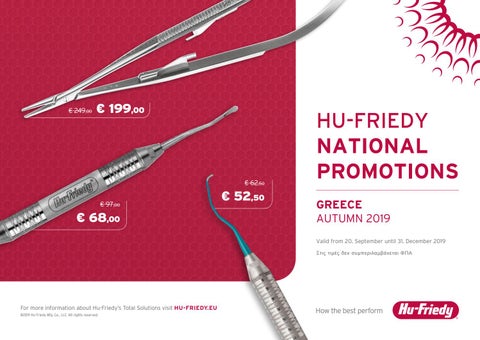 Προσφορές Hu-Friedy Χειμώνας 2019 by HuFriedy-Greece - Issuu