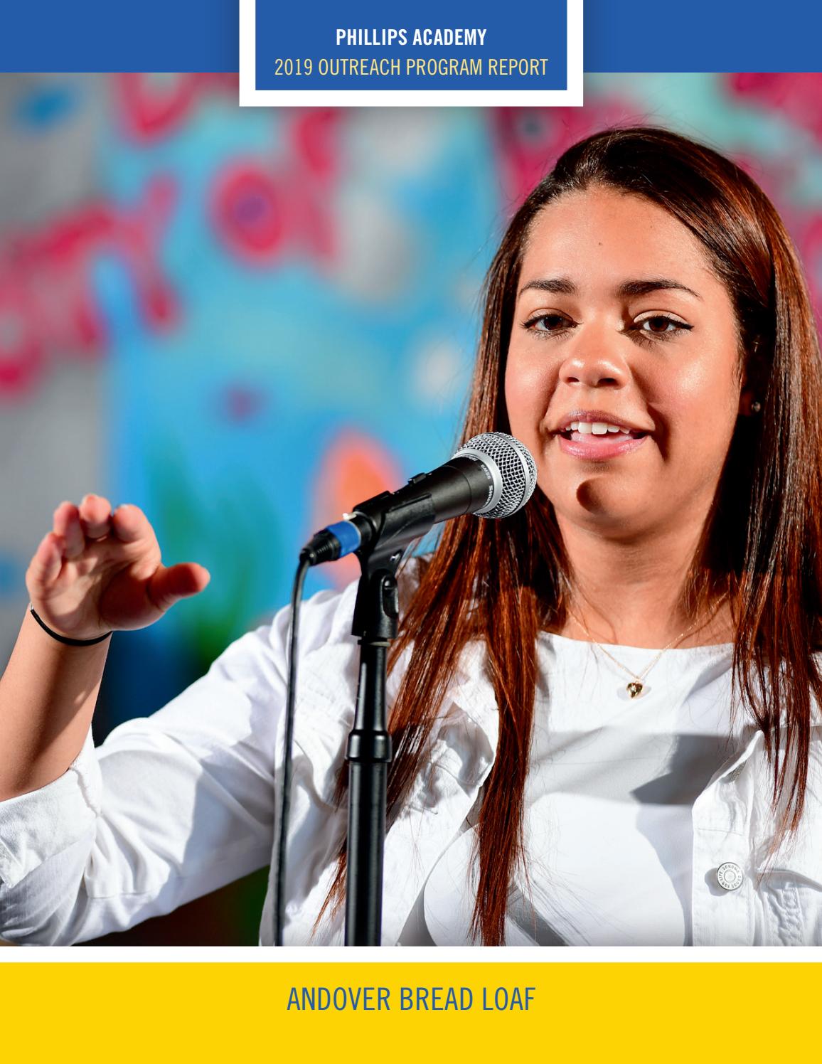 Andover Bread Loaf 19 Program Report By Phillips Academy Issuu