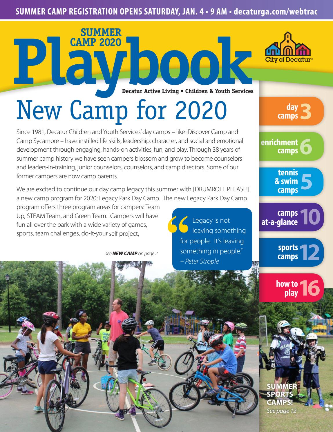 Decatur Playbook, Summer Camps 2020 by City of Decatur - Issuu