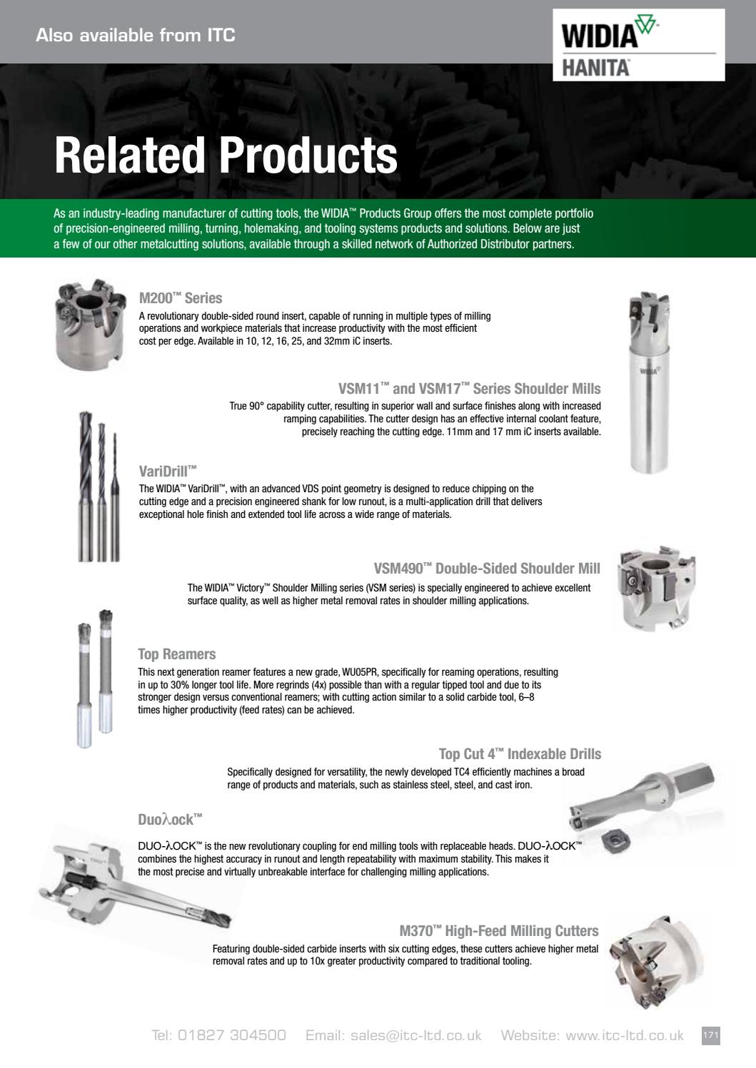 ITC Product Catalogue Issue 15 by Industrial Tooling Corporation LTD