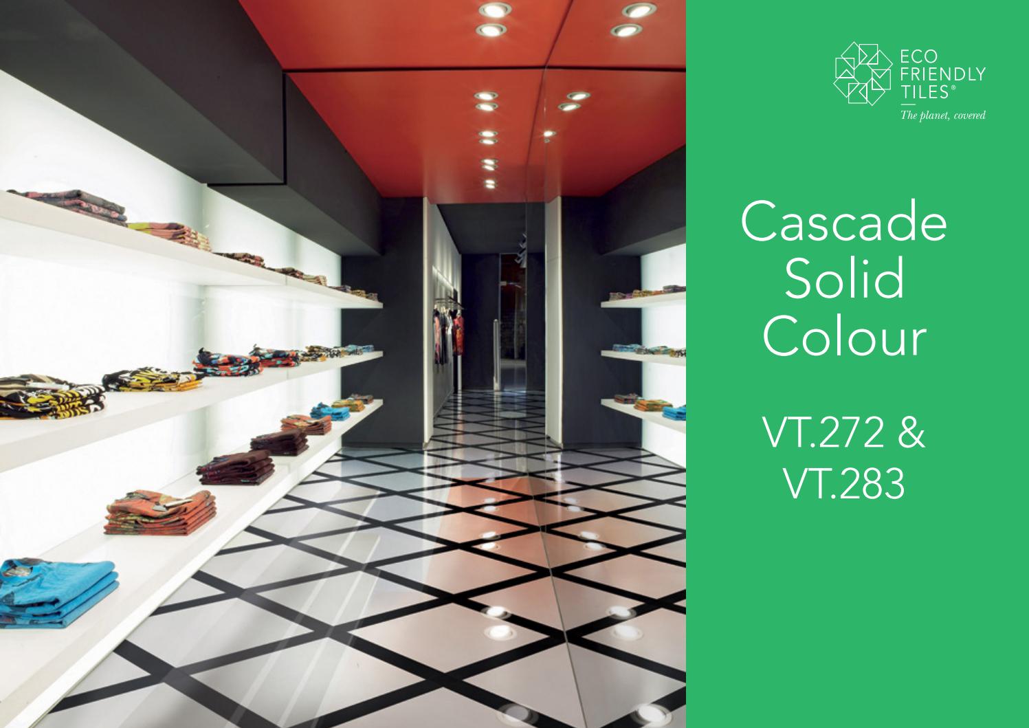 Eco Friendly Tiles Cascade Range Solid Colour Vt 272 Vt 283 By Eco