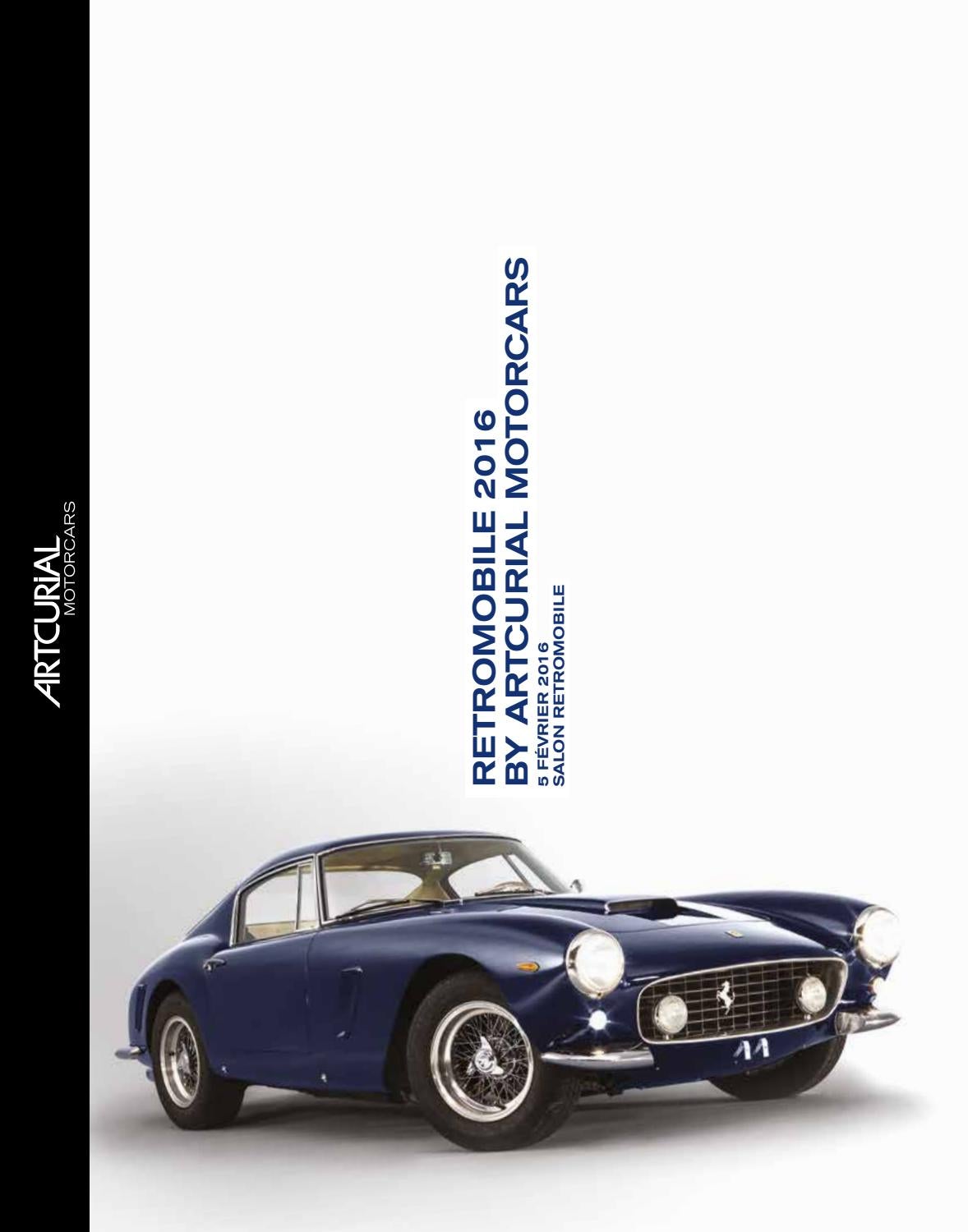 Rétromobile 2016 by Artcurial Motorcars by Artcurial - Issuu