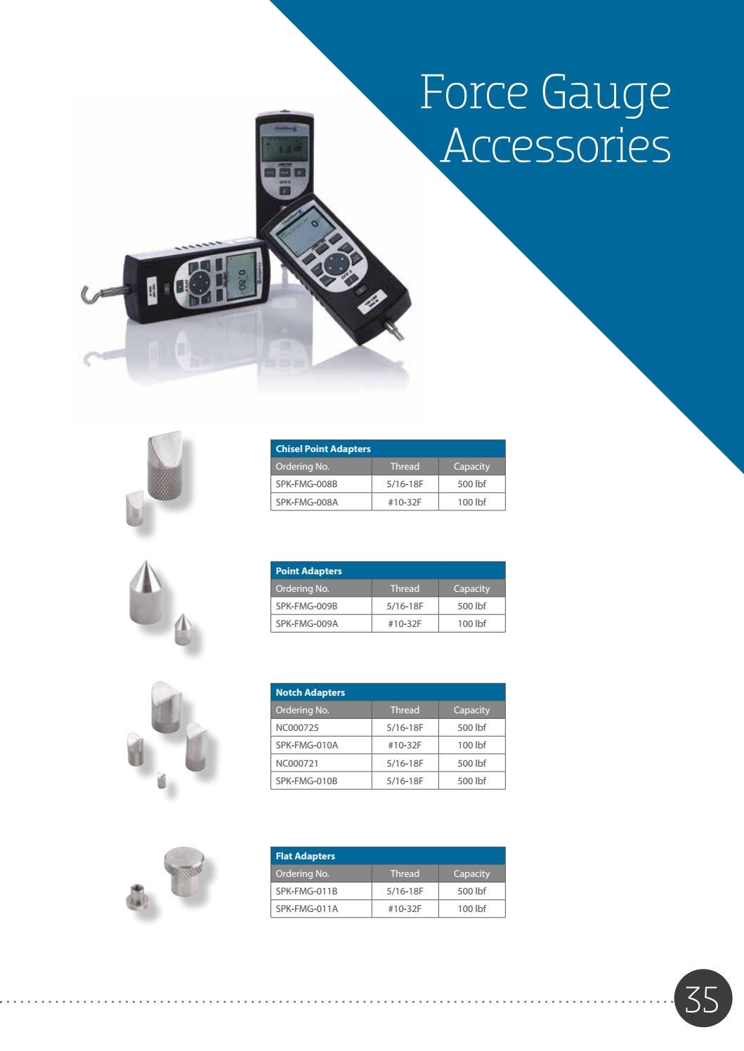 chatillon Force Gauge Accessories by MetroMatemáticas Issuu