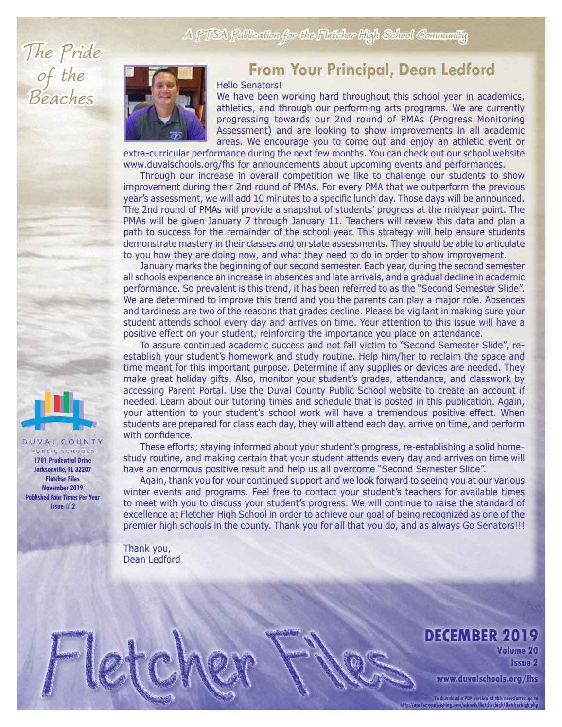 Fletcher High School Newsletter by Academy Publishing, Inc. Issuu