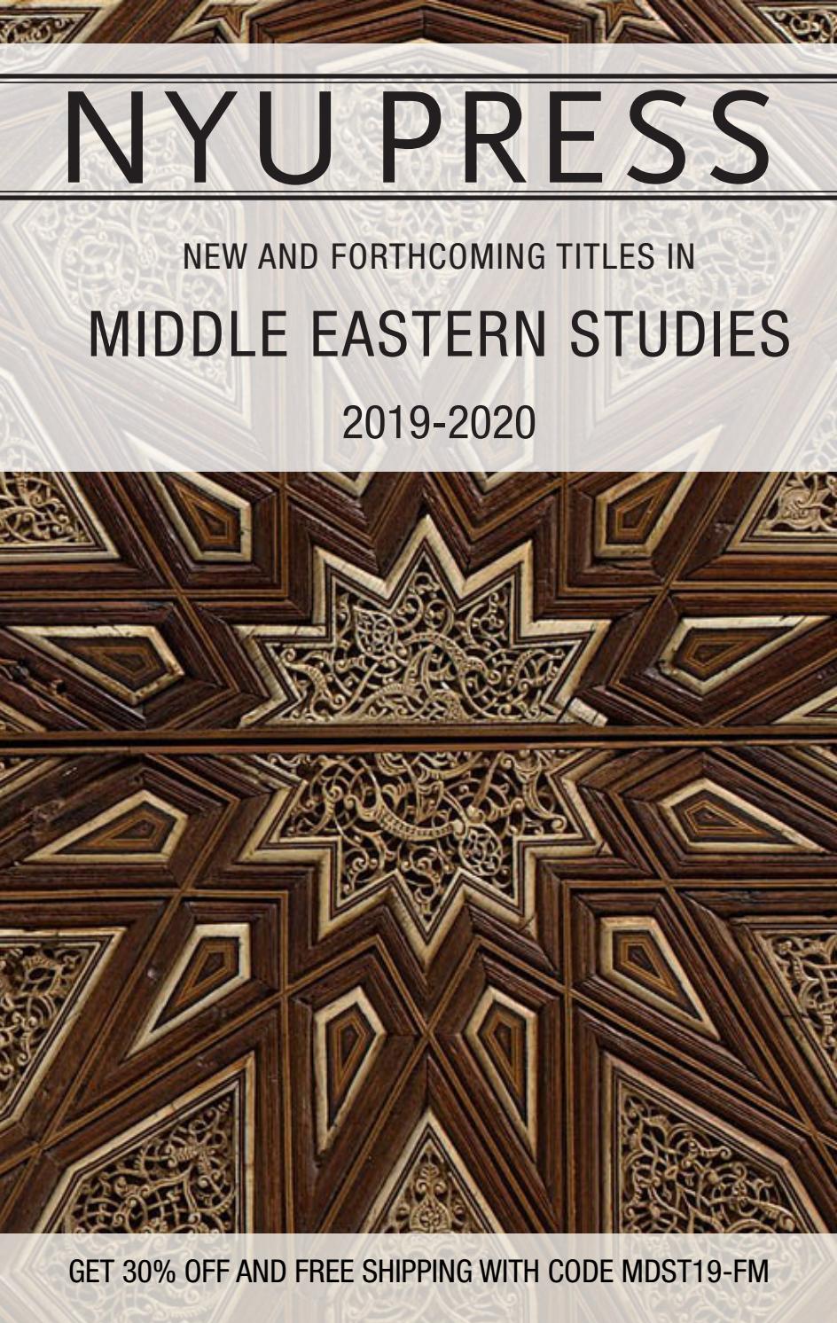 2019 Middle Eastern Studies by NYU Press Issuu