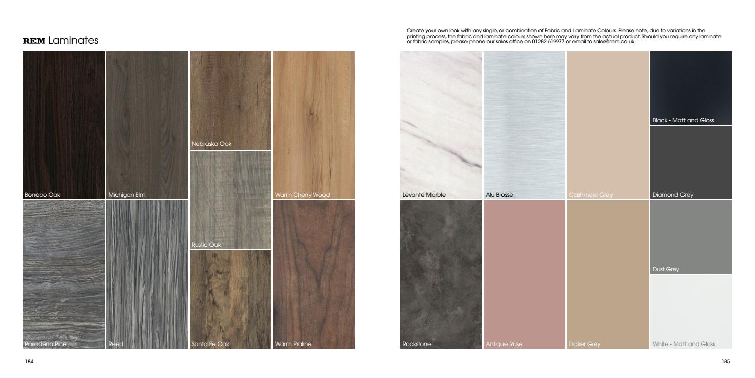 REM Laminate Swatches by Salon Supplies Issuu