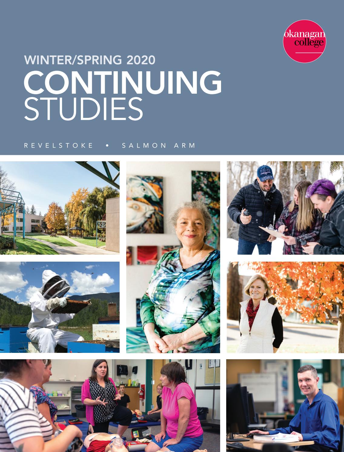 Okanagan College Continuing Studies Winter Spring 2020 Salmon Arm Revelstoke By Okanagan College Issuu