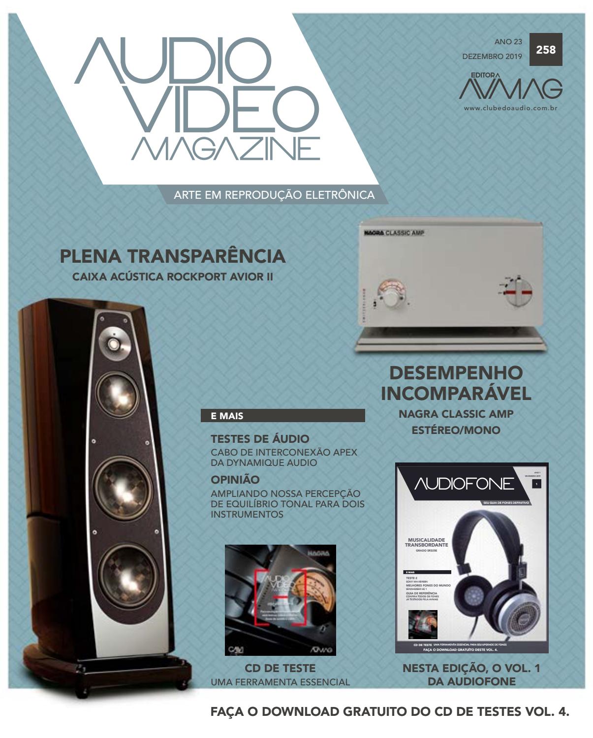 Revista Áudio e Vídeo Magazine Edição 258 by Editora AVMAG Issuu
