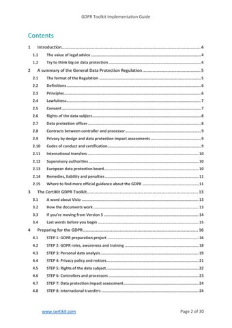 CERTIKIT - GDPR Implementation Guide Version 6 by CertiKit Limited - Issuu