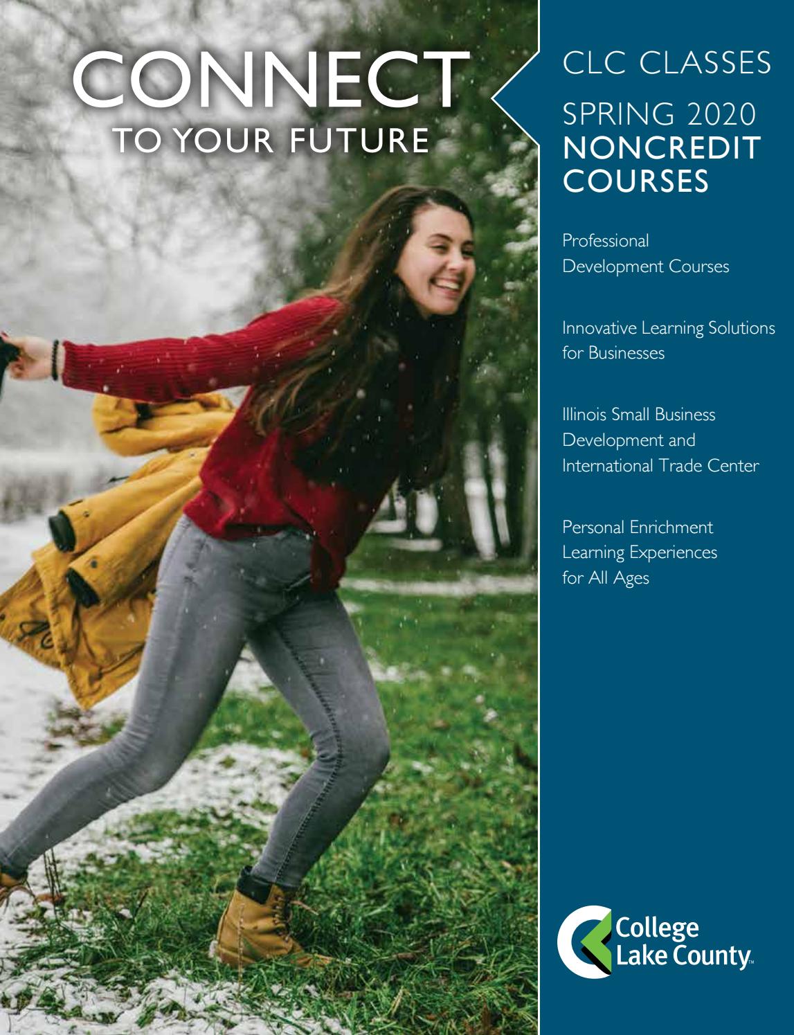 2020 Spring Noncredit Schedule by College of Lake County Issuu