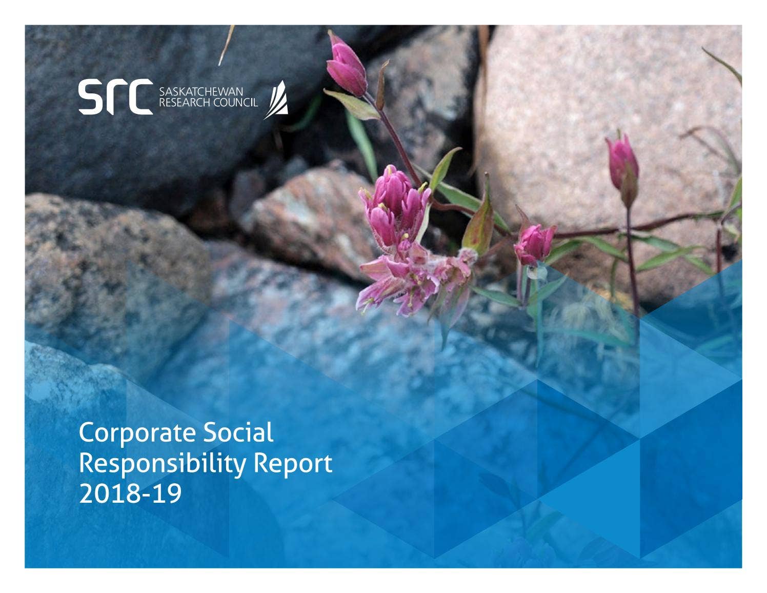 SRC Corporate Social Responsibility Report 2018-19 by Saskatchewan ...