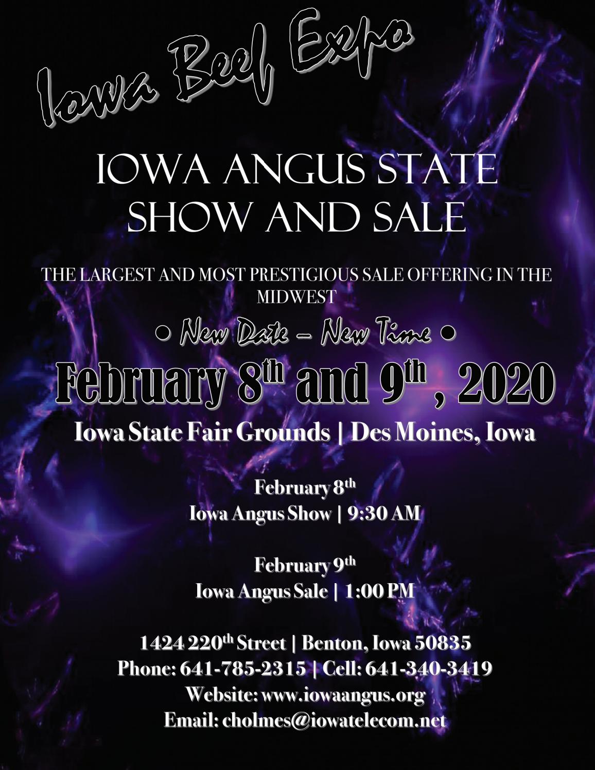 Iowa Beef Expo Angus Sale 2020 by EDJE Issuu