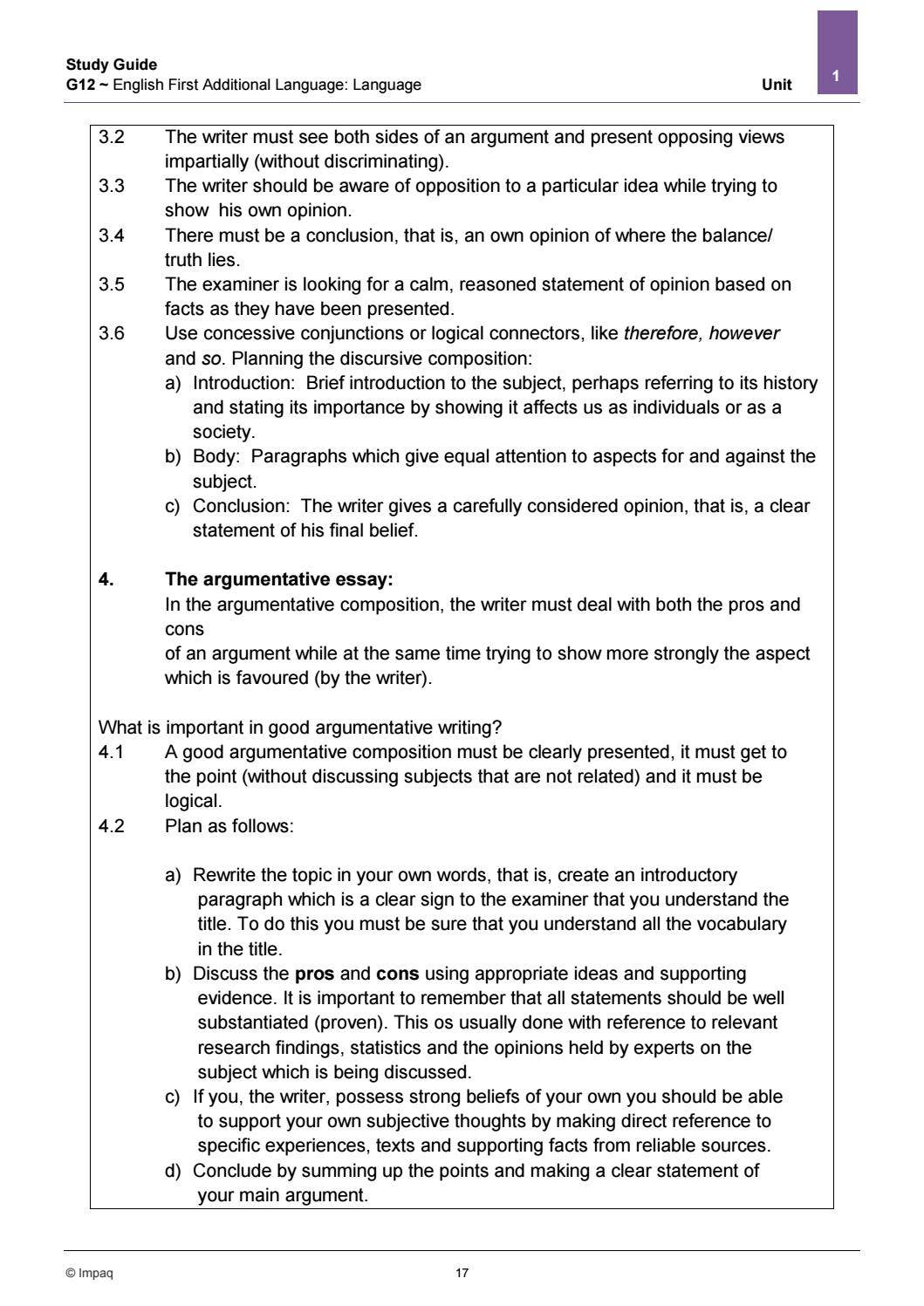 Gr 12-English First Additional Language-Study Guide Language 1 by Impaq ...
