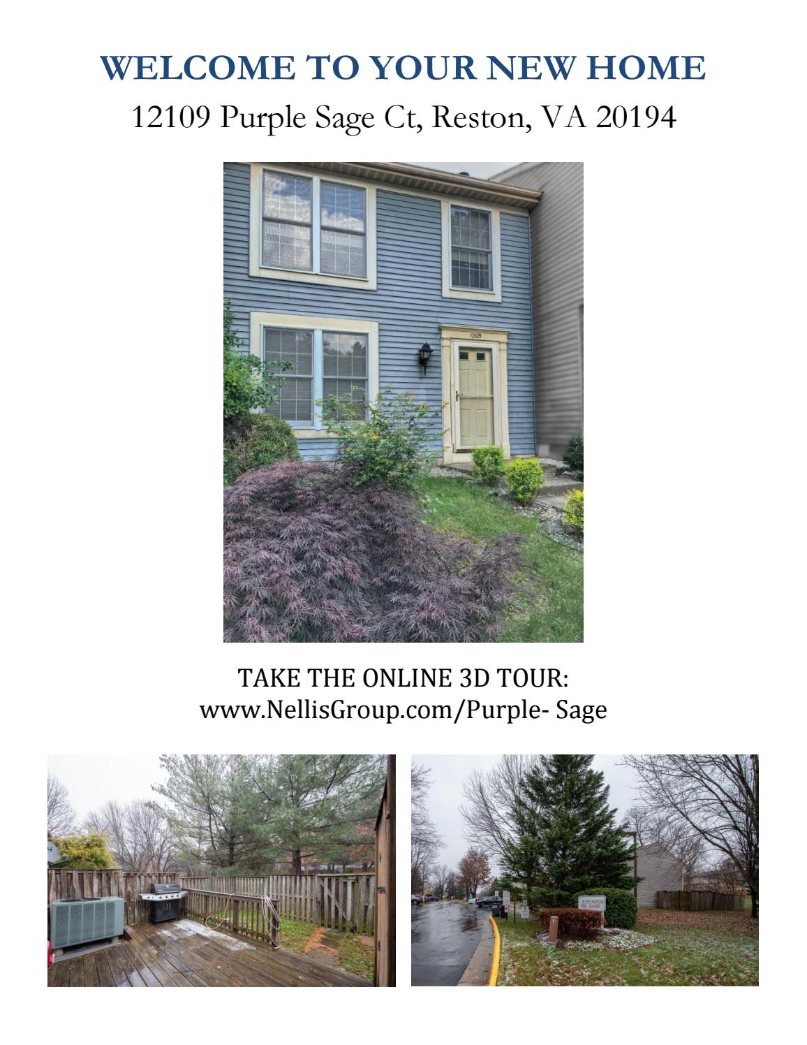 12109 Purple Sage Ct, Reston, VA 20194 by Nellis Group Issuu