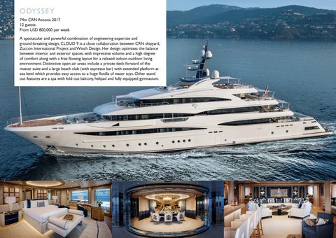 Cecil Wright Superyachts for Charter 家具手册 - December 2019 第 10 页
