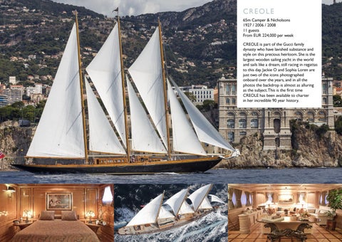 Cecil Wright Superyachts for Charter 家具手册 - December 2019 第 12 页