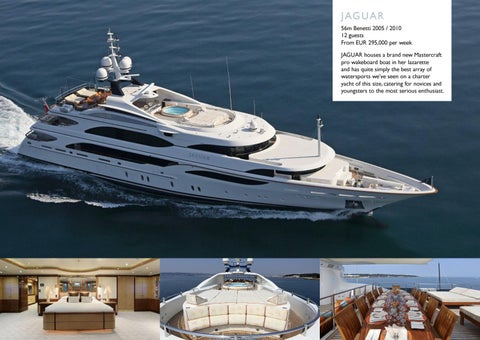 Cecil Wright Superyachts for Charter 家具手册 - December 2019 第 18 页