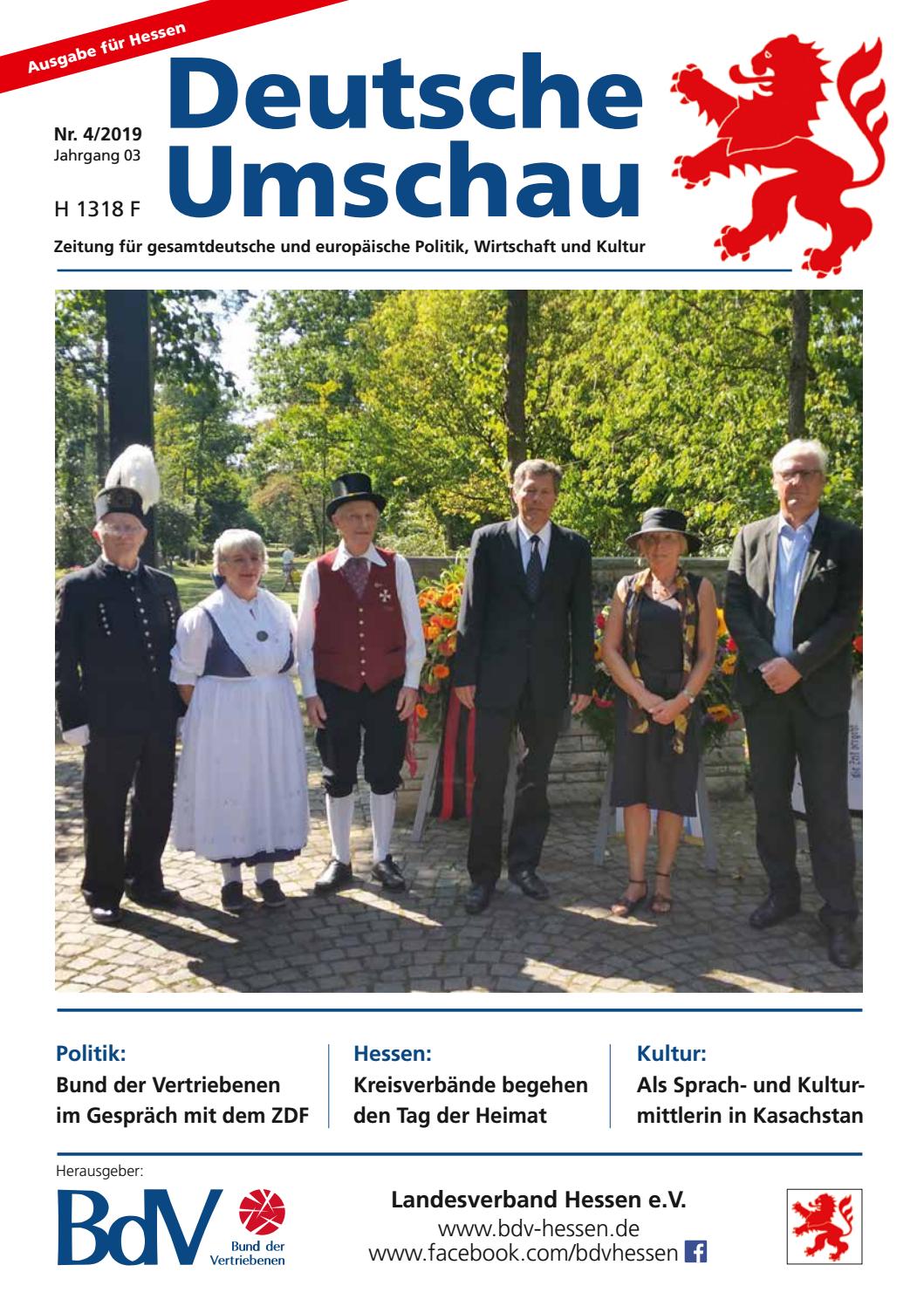 Deutsche Umschau 4 2019 By Deutsche Umschau Ausgabe Hessen Issuu