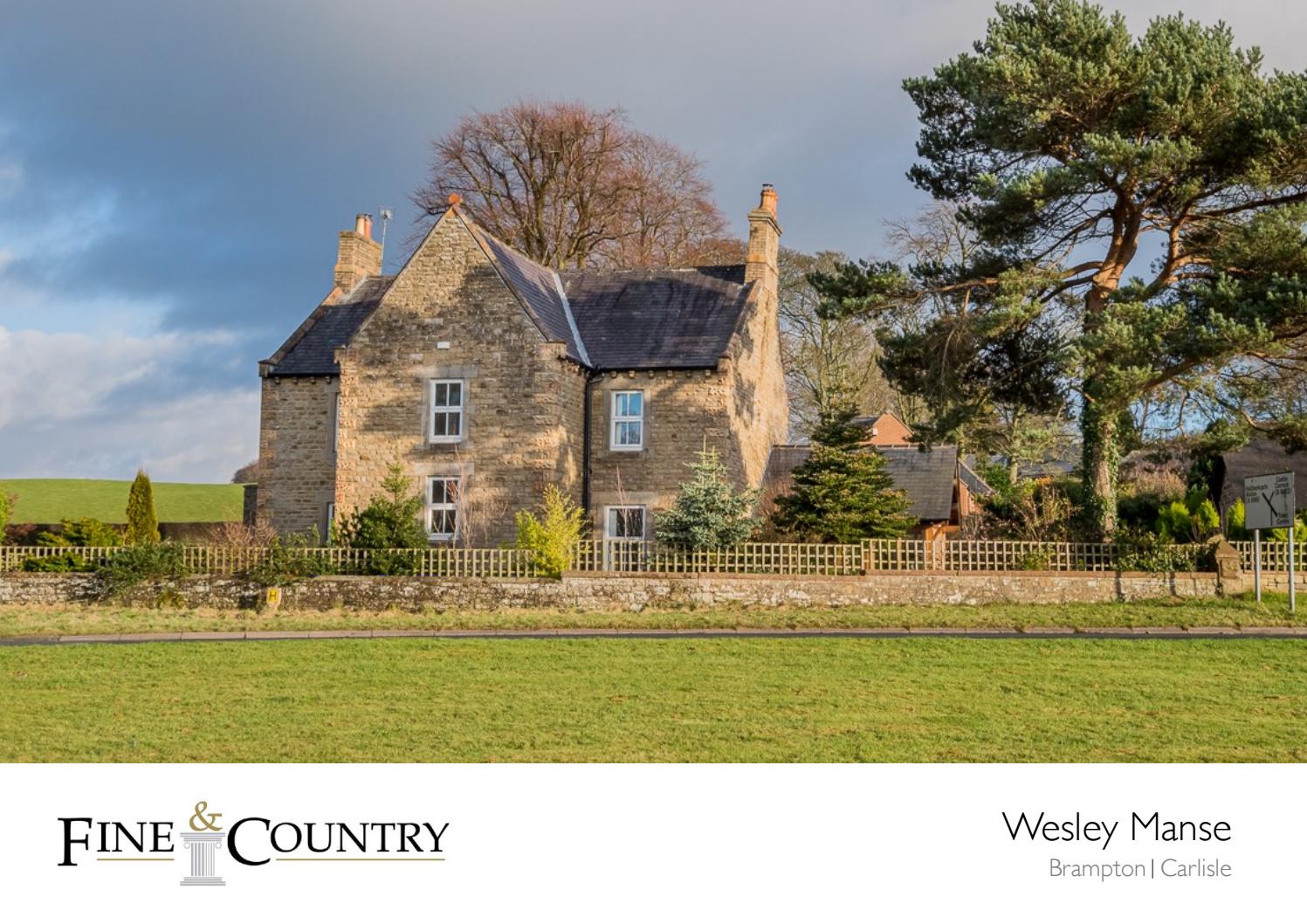 Sales brochure for 'Wesley Manse', Brampton by Fine & Country North