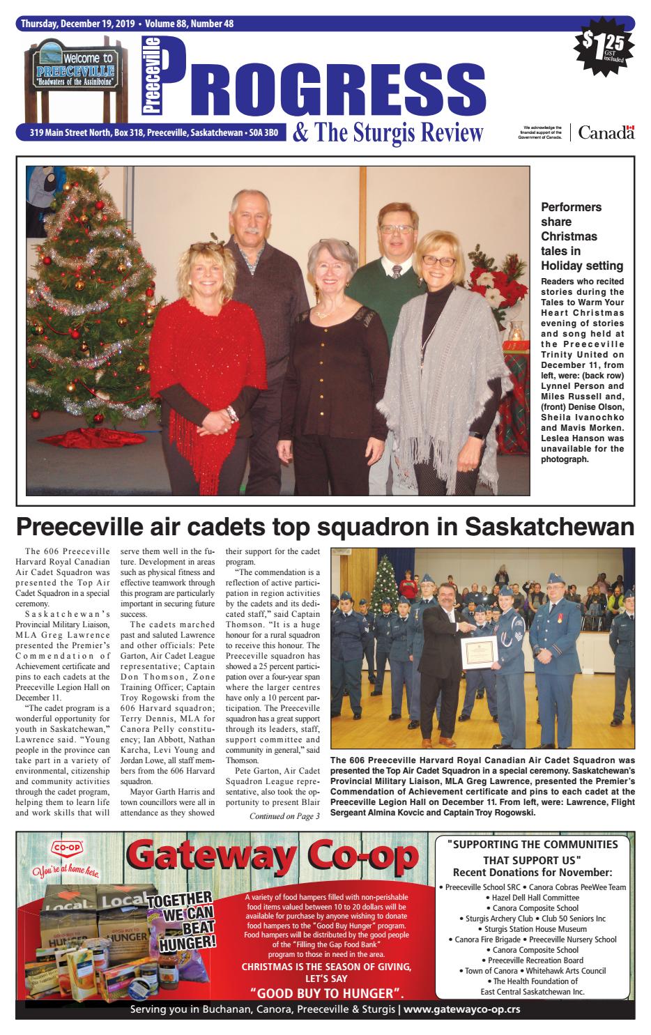 Preeceville Progress 20191219 by Preeceville Progress Issuu