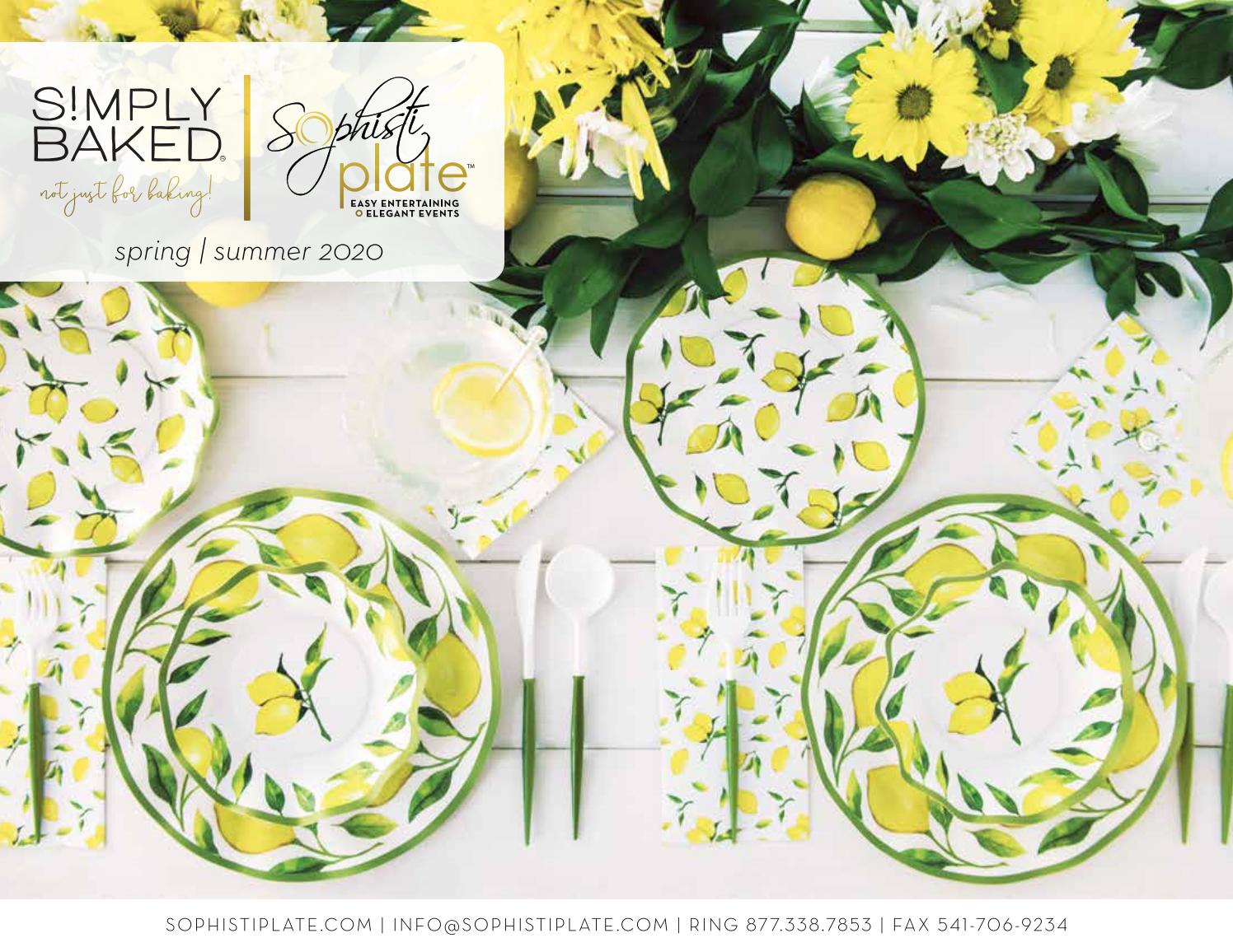 Sophistiplate + Simply Baked Spring/Summer 2020 Catalog by