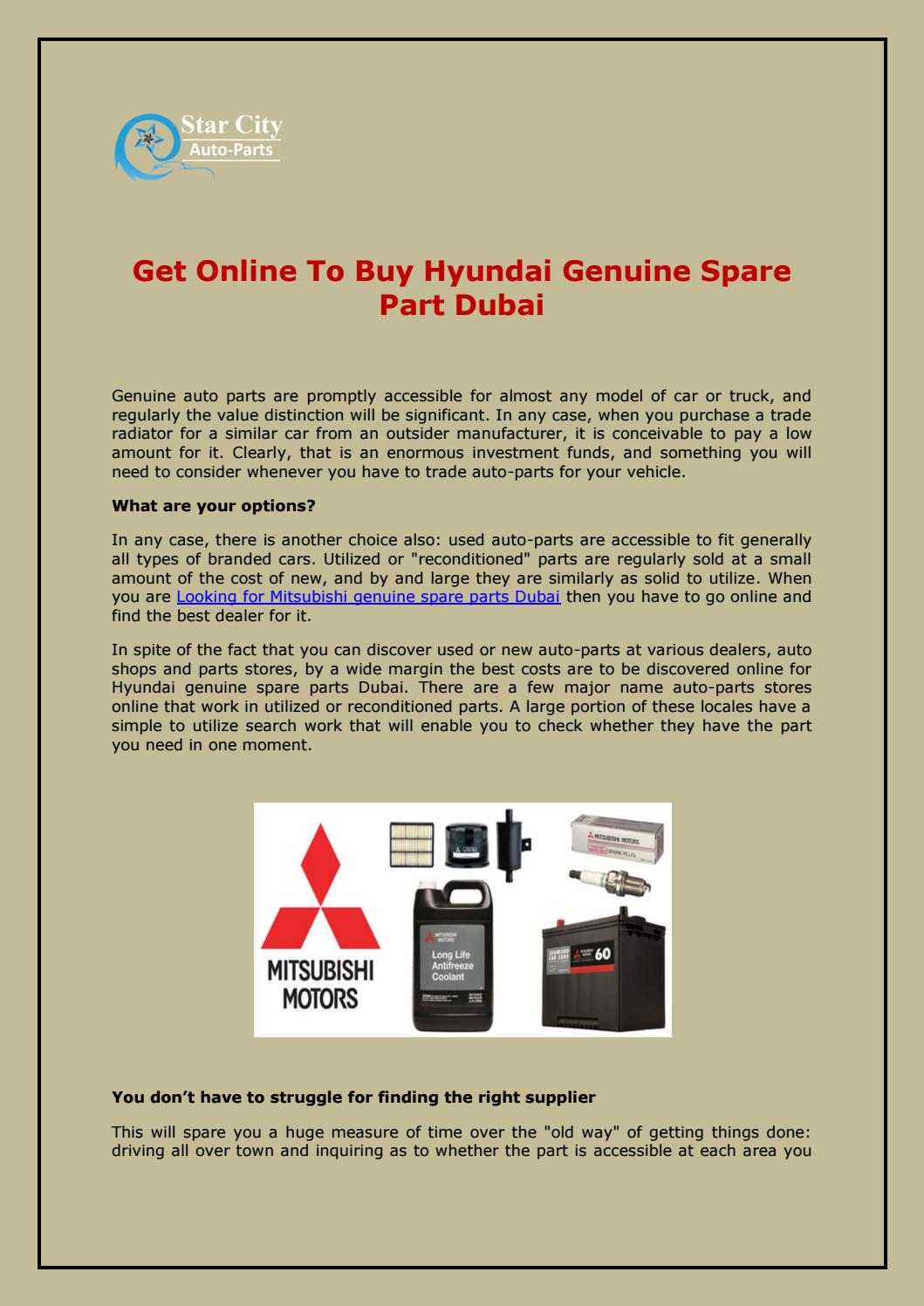 Mitsubishi Spare Parts Dealer In Dubai Reviewmotors.co