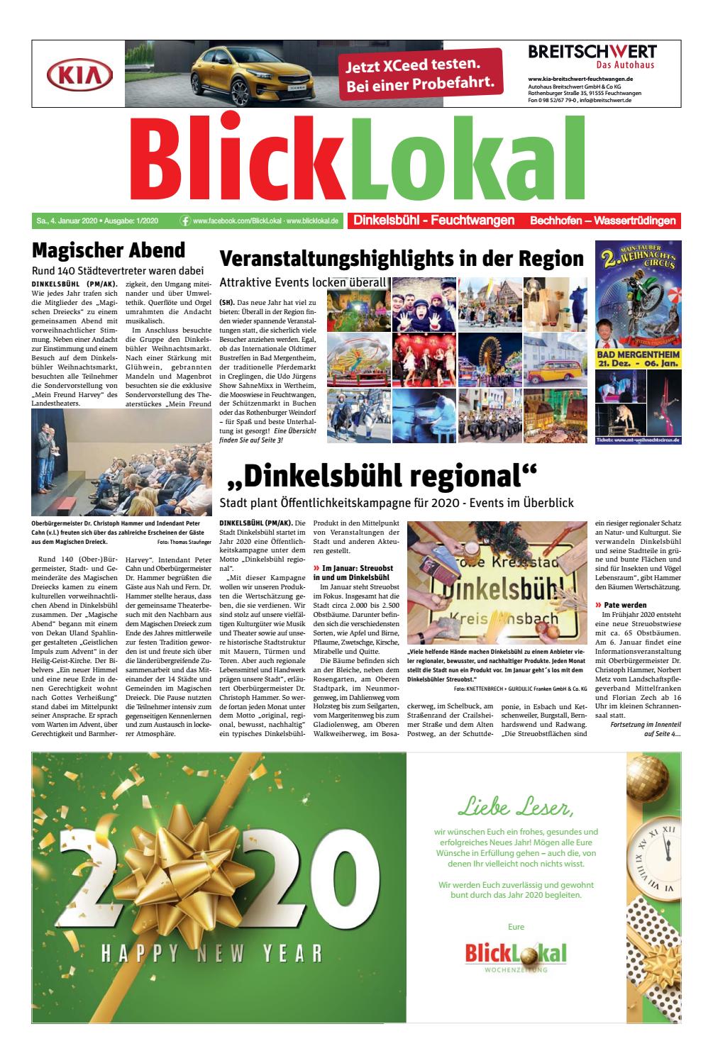 Blicklokal Dinkelsbuhl Kw 01 2020 By Blicklokal Wochenzeitung Issuu