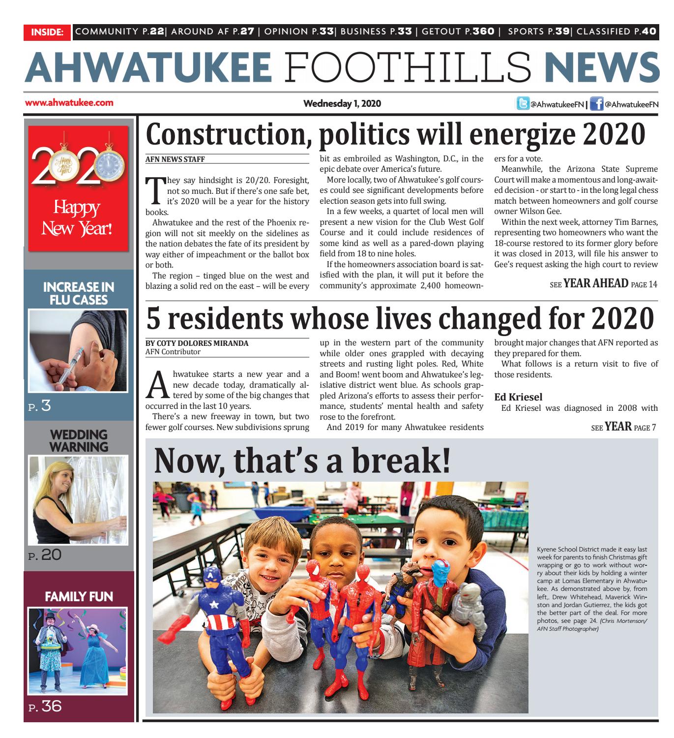 Ahwatukee Foothills News January 01 2020 By Times Media Group