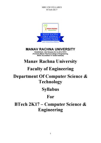 btech-cse_2k17 by Manav Rachn University - Issuu