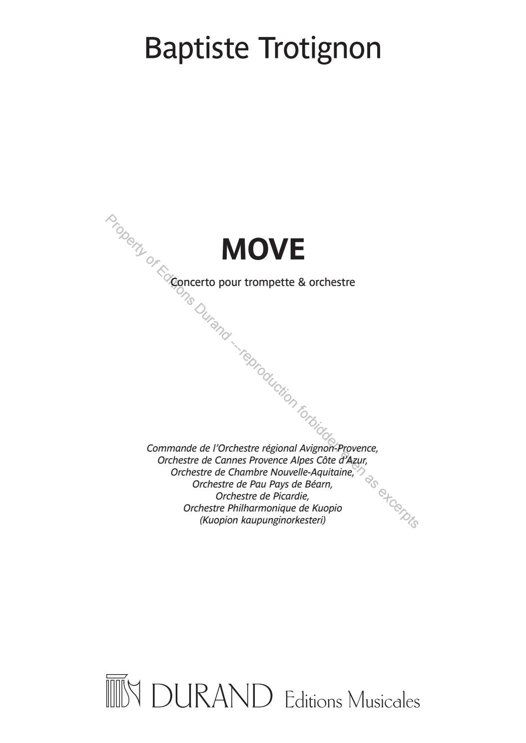 Baptiste Trotignon Move By Durand Salabert Eschig Issuu