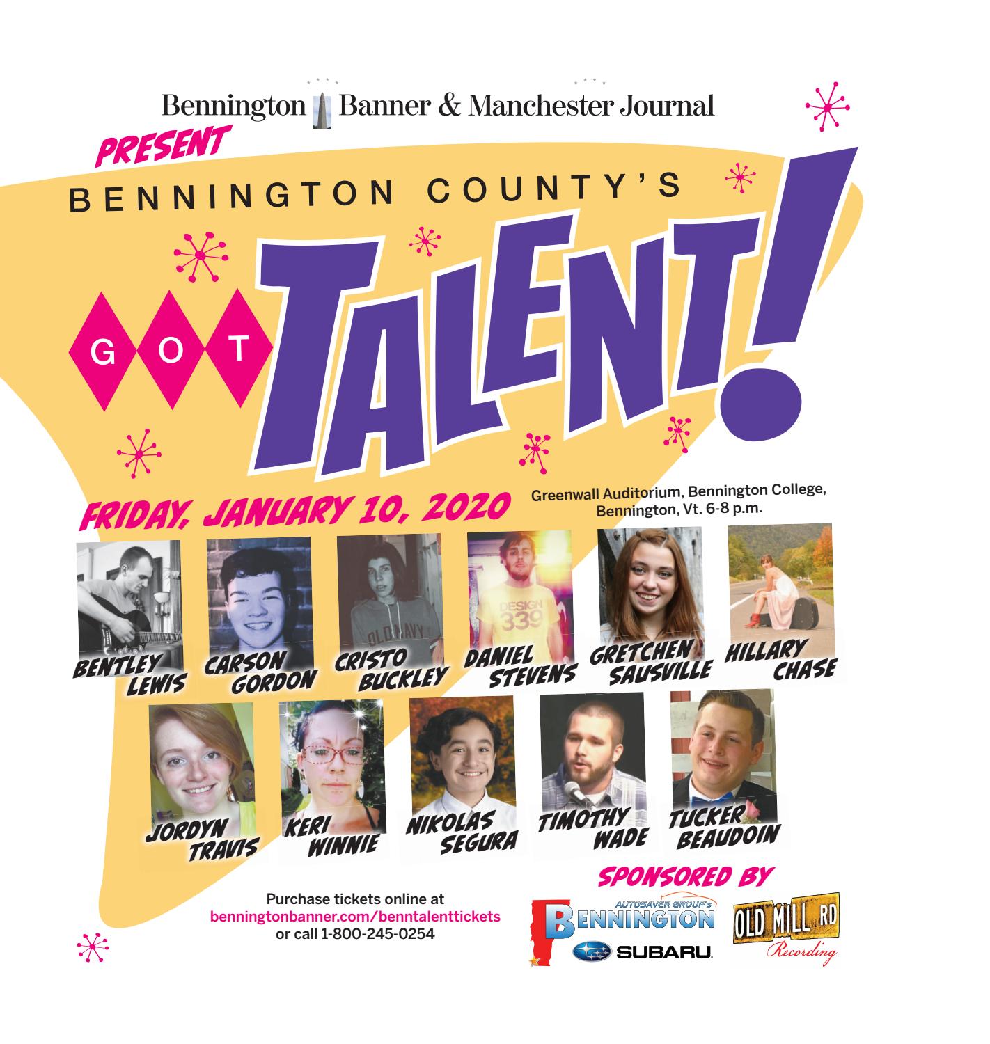 Bennington County S Got Talent 2020 By New England Newspapers