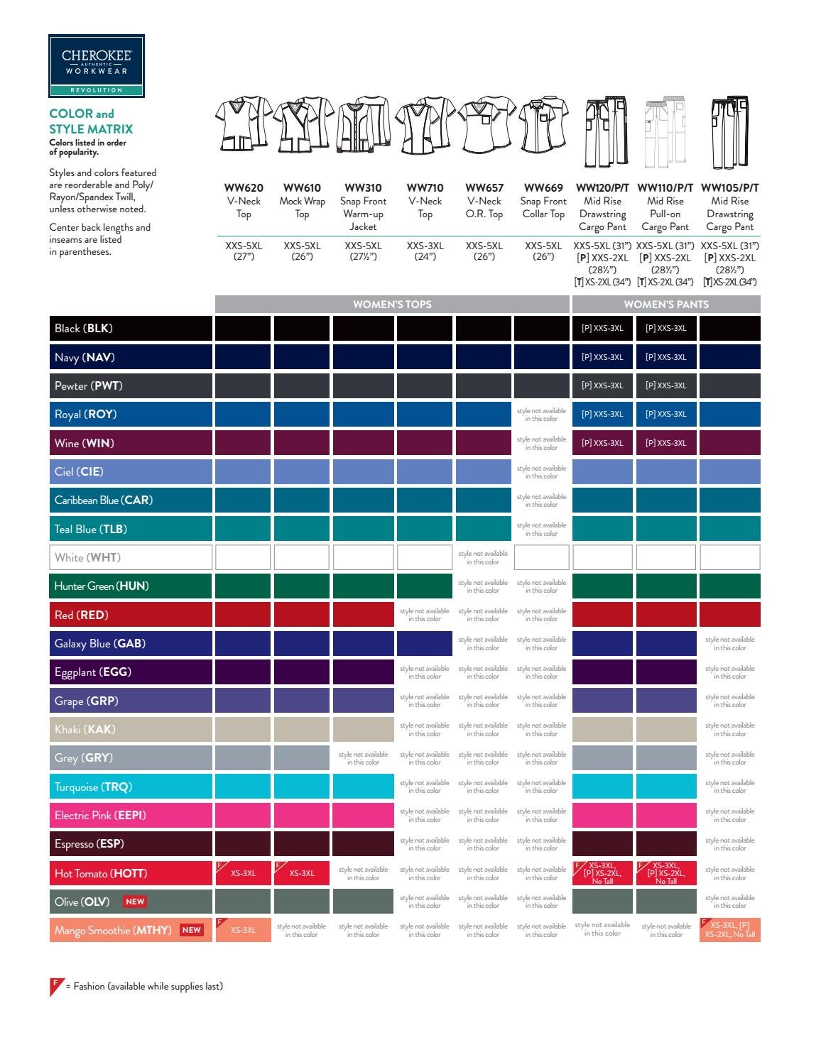 Cherokee Uniforms by Lambert's Uniforms Issuu