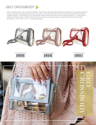 Capri Designs Clearly Fashion Clear Bag and Accessory 灯饰目录 第 IX 春季 2020 零售 第 13 页