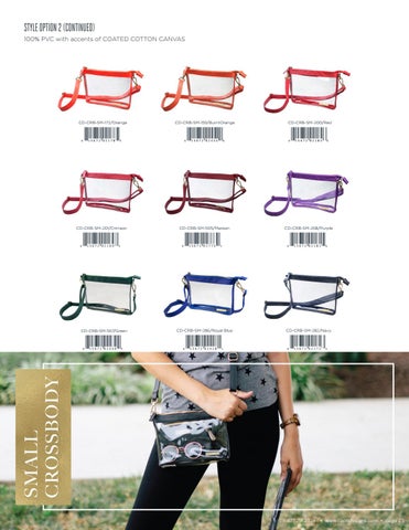 Capri Designs Clearly Fashion Clear Bag and Accessory 灯饰目录 第 IX 春季 2020 零售 第 23 页