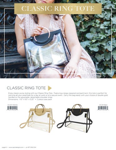 Capri Designs Clearly Fashion Clear Bag and Accessory 灯饰目录 第 IX 春季 2020 零售 第 8 页
