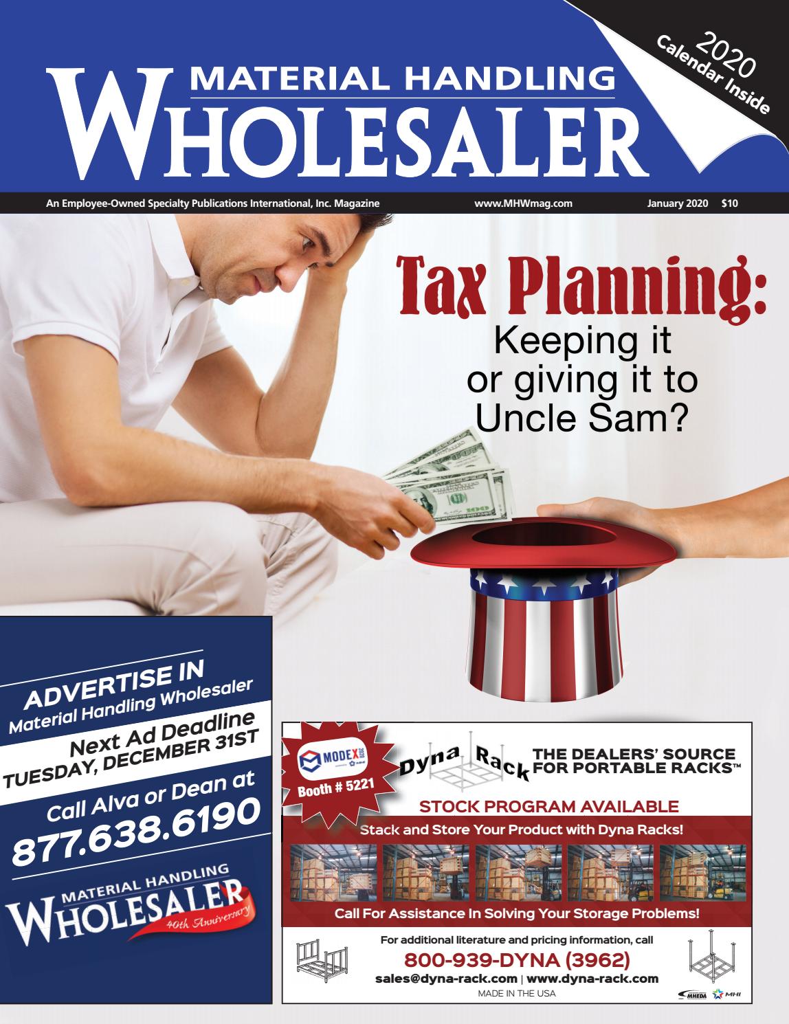 January 2020 Material Handling Wholesaler by Material Handling