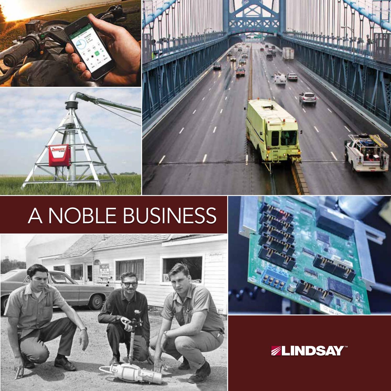 A NOBLE BUSINESS LINDSAY CORPORATION 50TH ANNIVERSARY by Christine